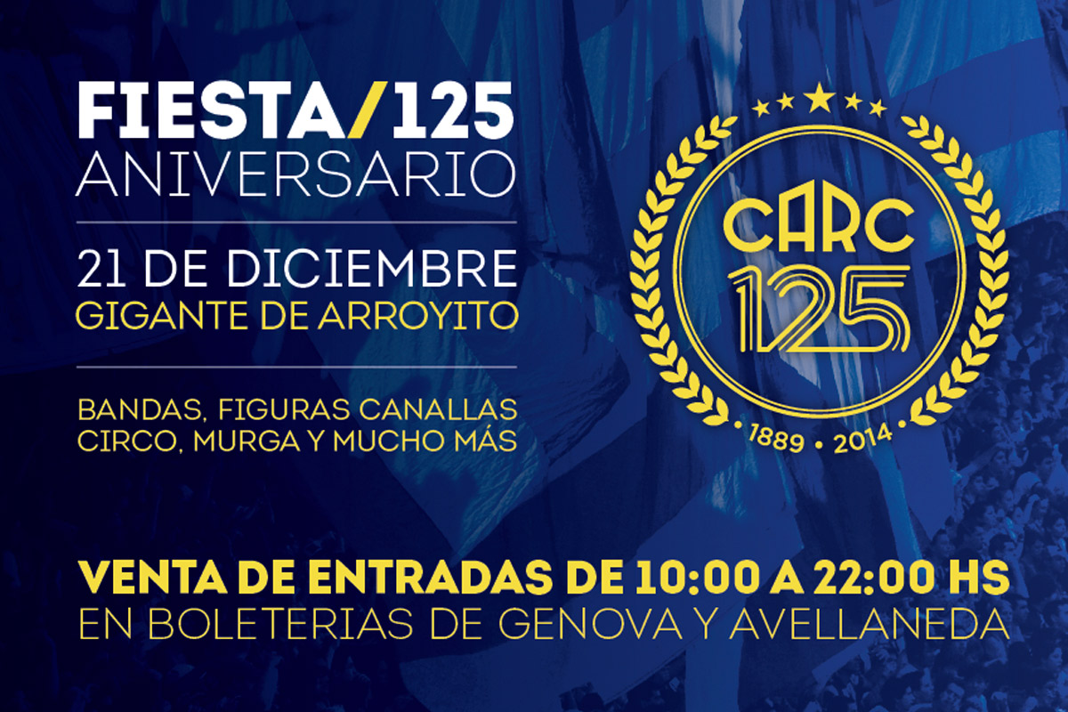El Gigante de Arroyito está de fiesta