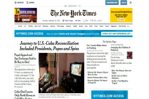 Tapa del New York Times