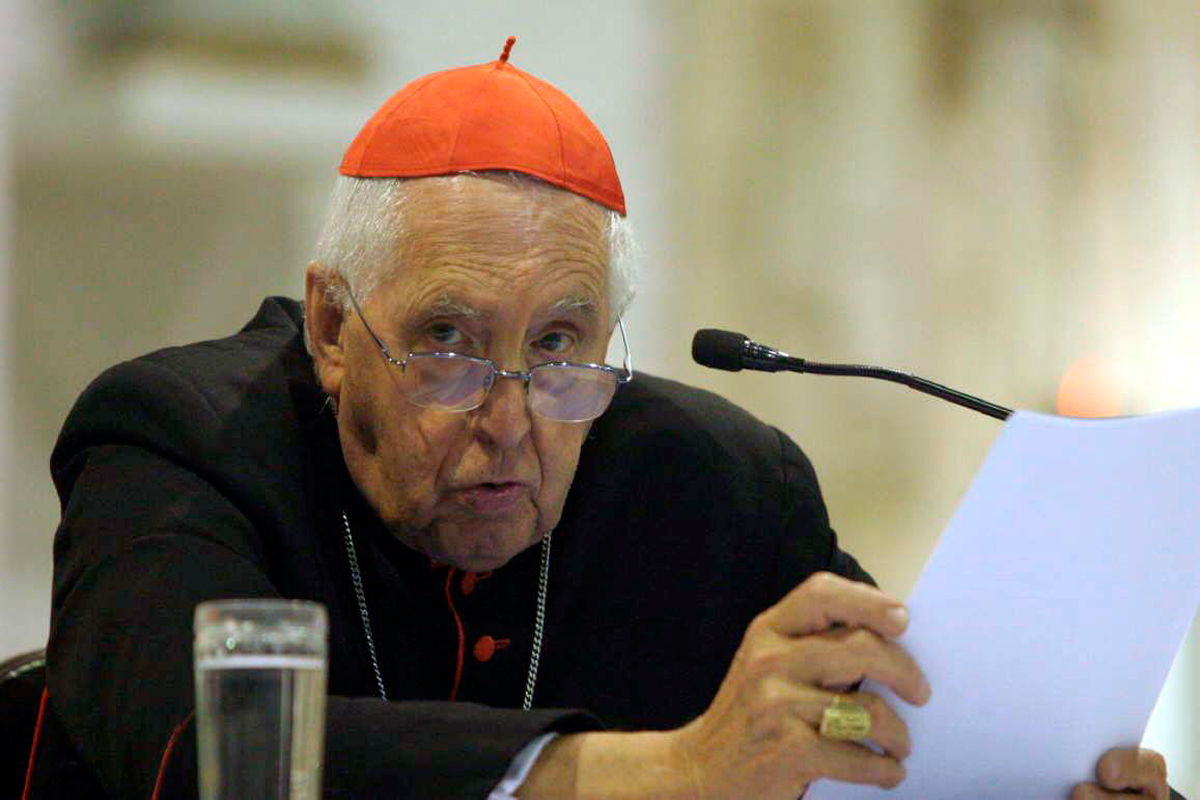 Murió el cardenal argentino Jorge Mejía, bibliotecario del Vaticano