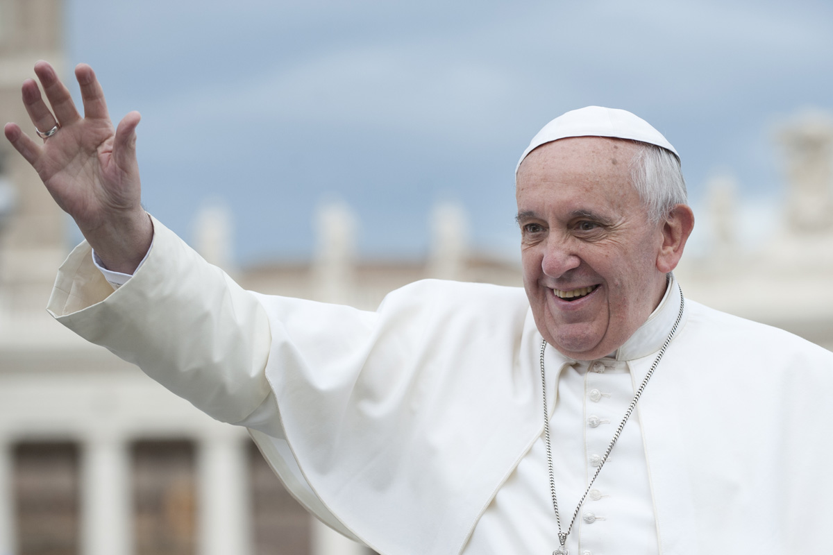 El papa Francisco envió un mensaje de paz y unidad para las próximas fiestas