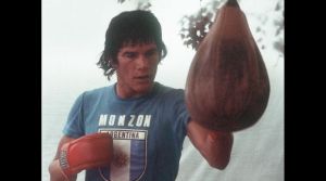 Monzón durante un entrenamiento.
