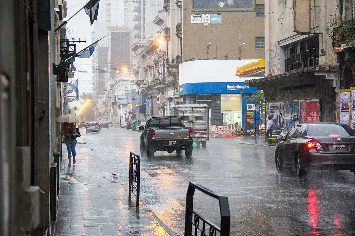 Las lluvias, bajan la temperatura
