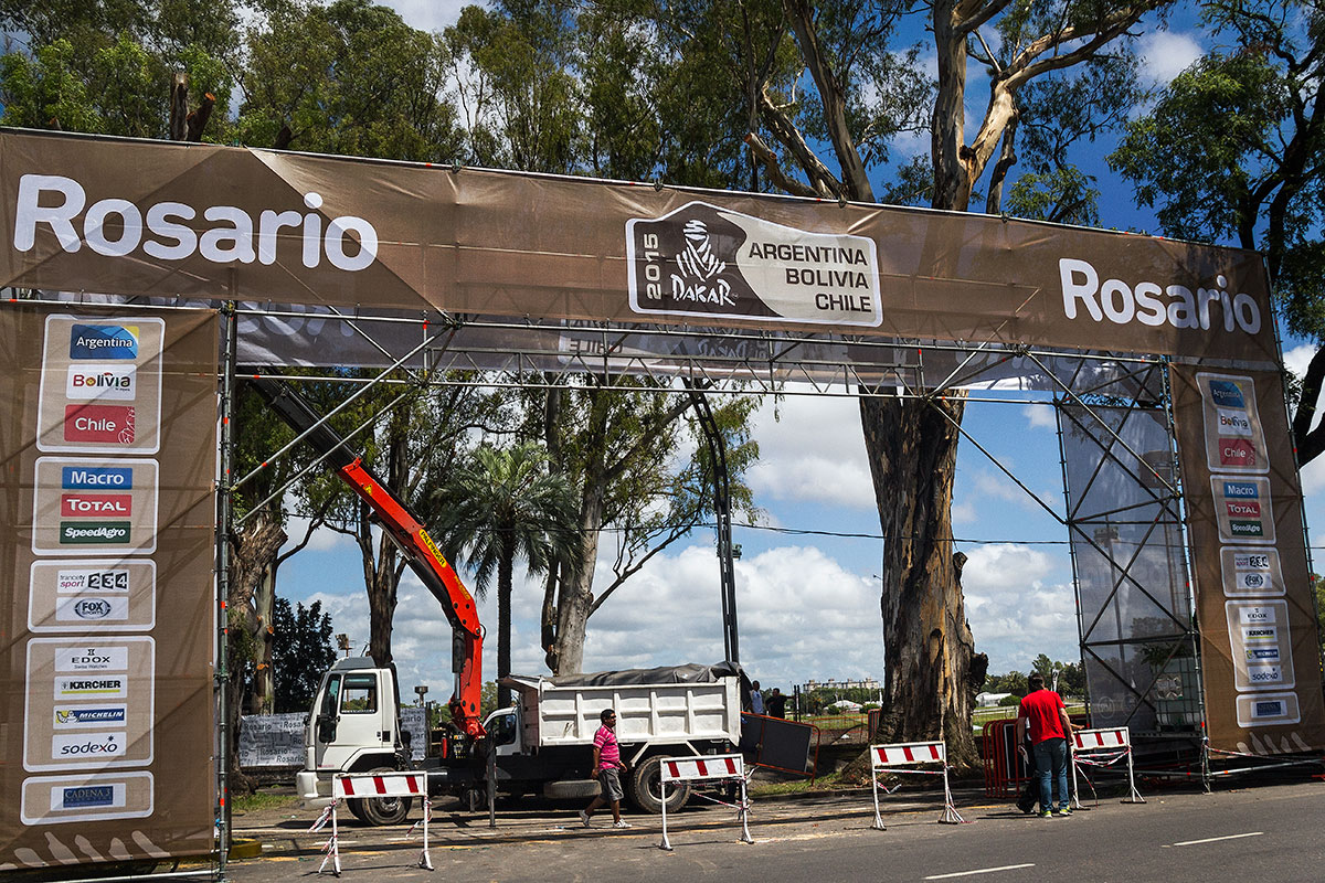 Rosario, lista para recibir el Dakar