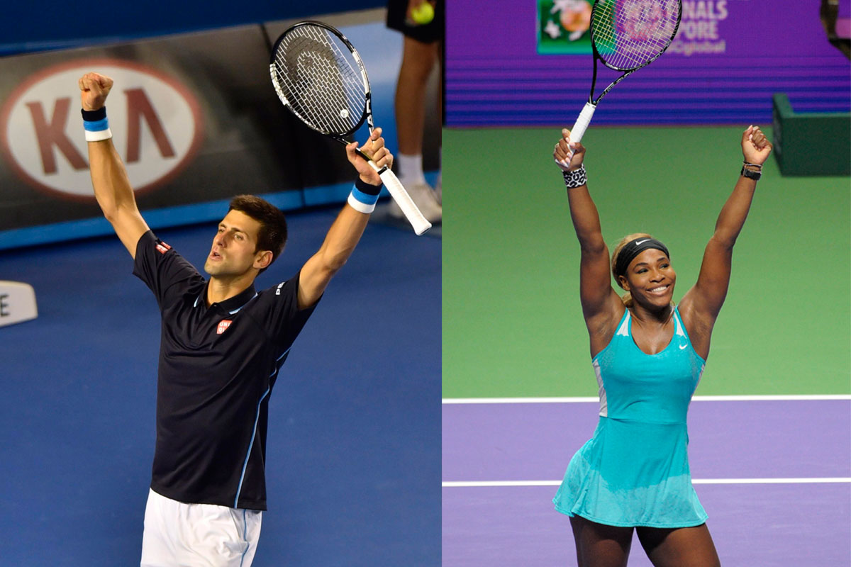 Abierto de Australia: Djokovic y Serena avanzan a semifinales