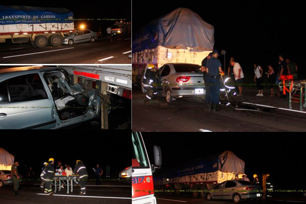 Santa Fe: grave accidente en la ruta nacional 11