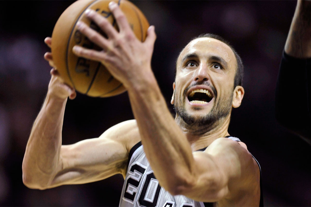 Ginóbili, presente en el triunfo de Spurs ante Kings