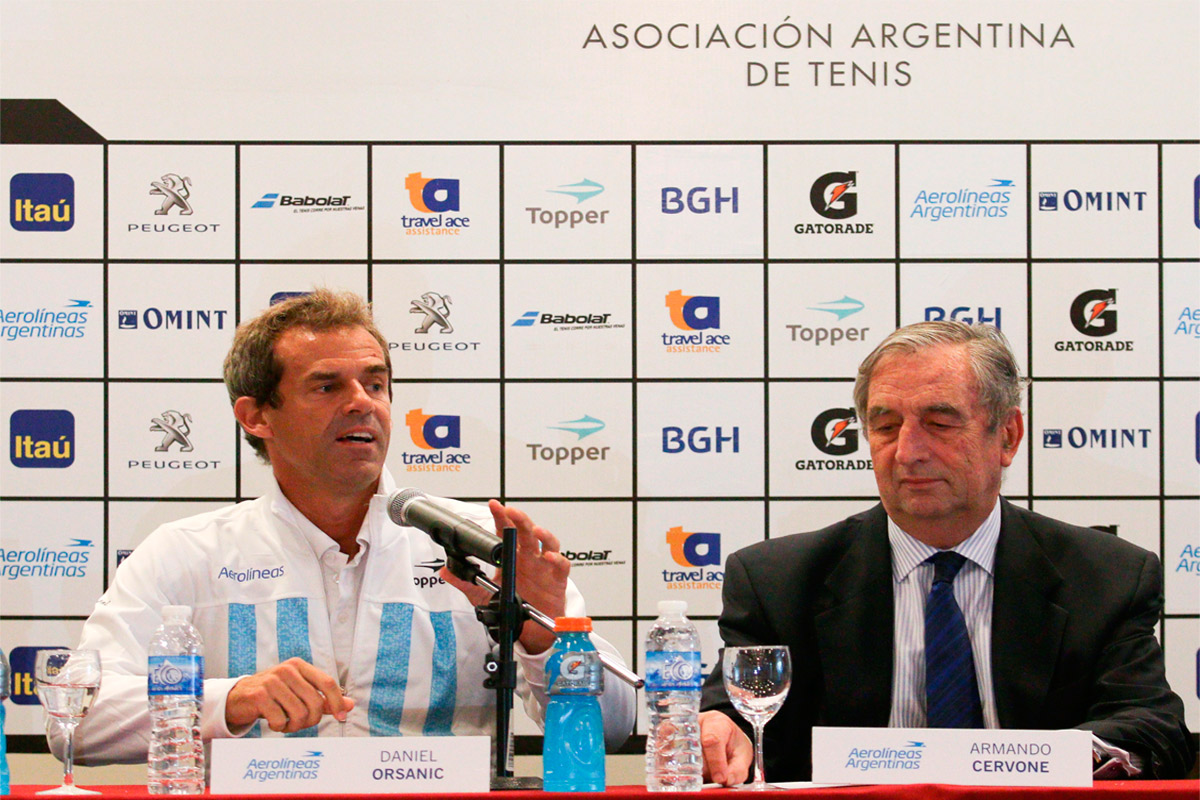 Copa Davis: el capitán argentino confirmó el equipo