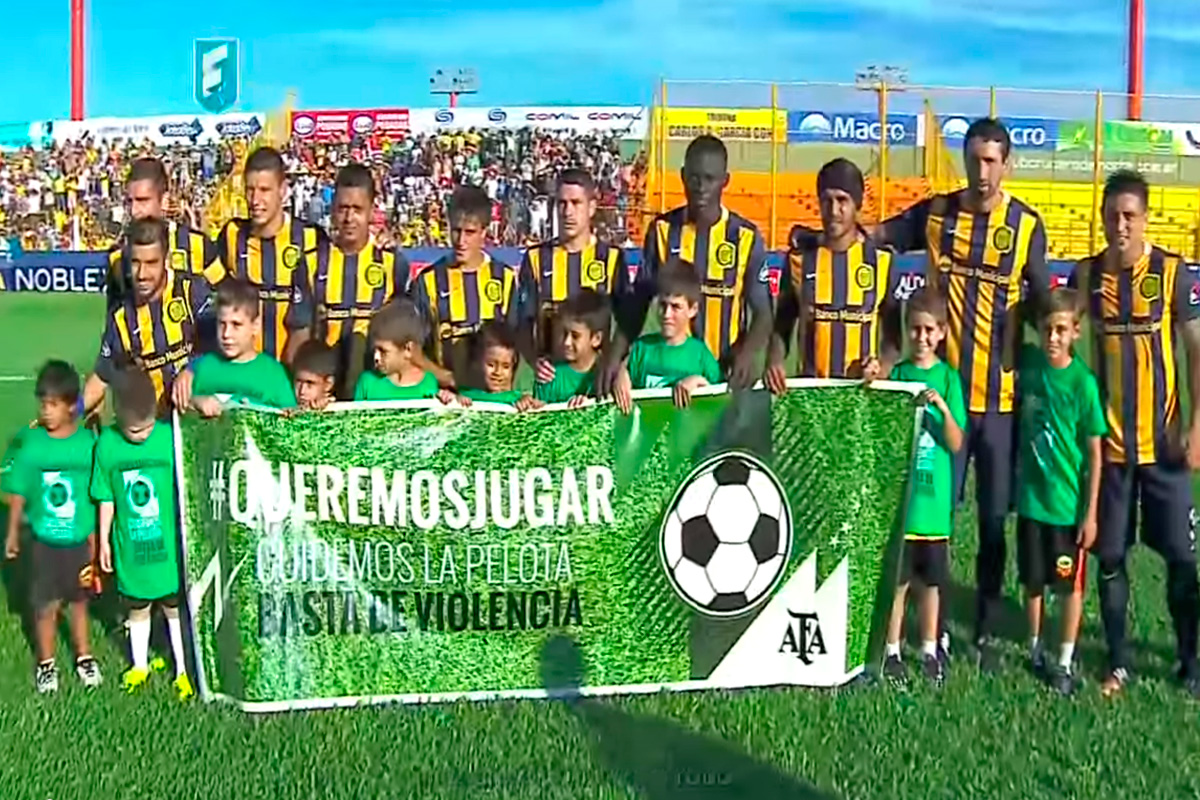 La AFA y los clubes lanzaron campaña contra la violencia
