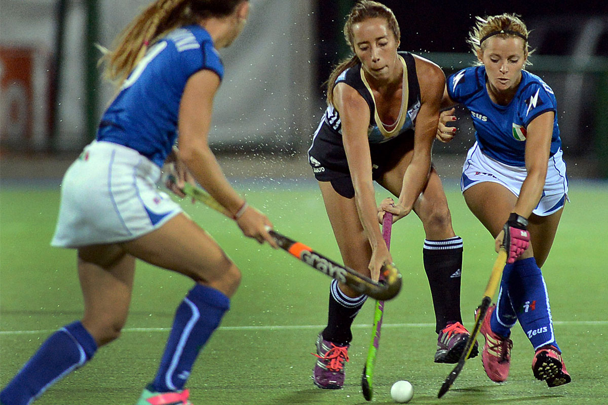 El primer amistoso frente a Italia, fue para las Leonas