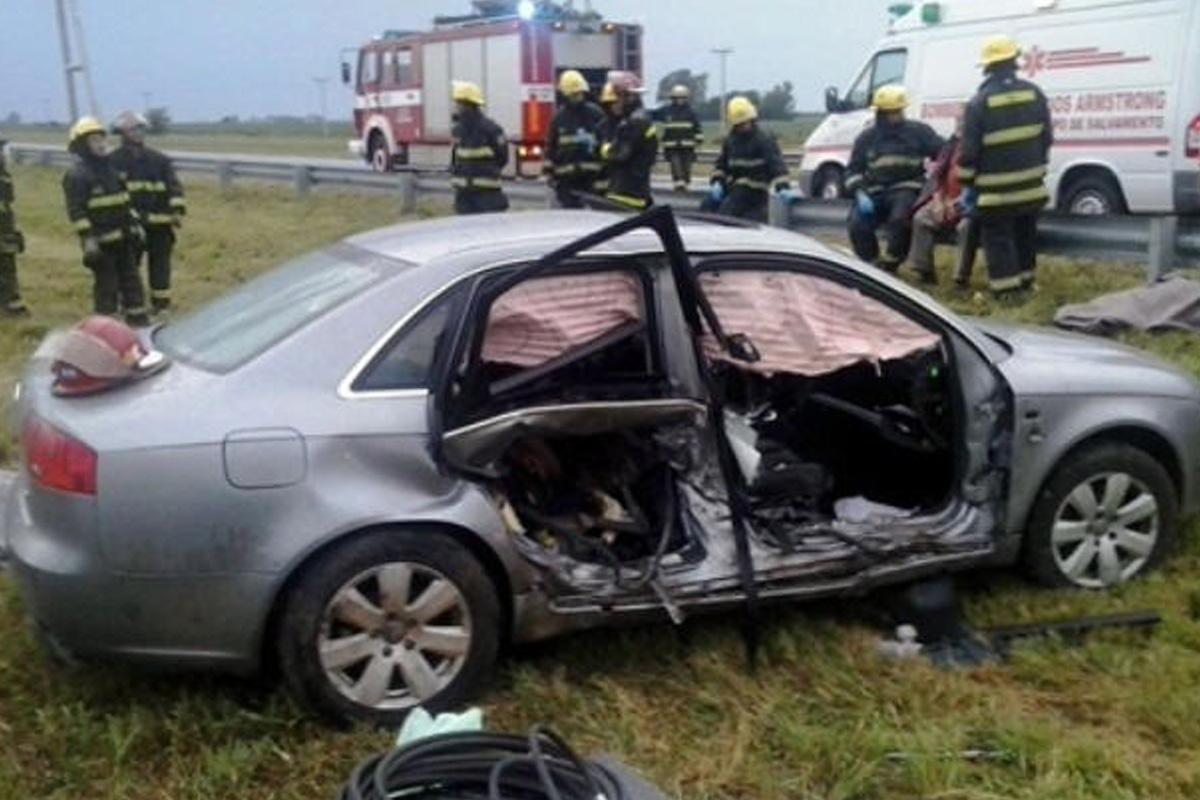 Accidente fatal en plena autopista Rosario-Córdoba