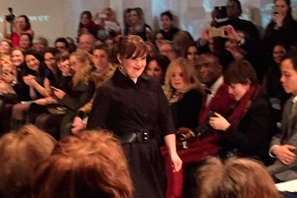 Con síndrome Down, desfiló en la Semana de la Moda en EEUU