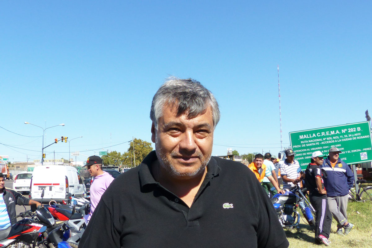 “El acatamiento al paro fue de un 100 por ciento, porque se adhirieron los bancarios y municipales, lo cual produjo prácticamente un paro general”