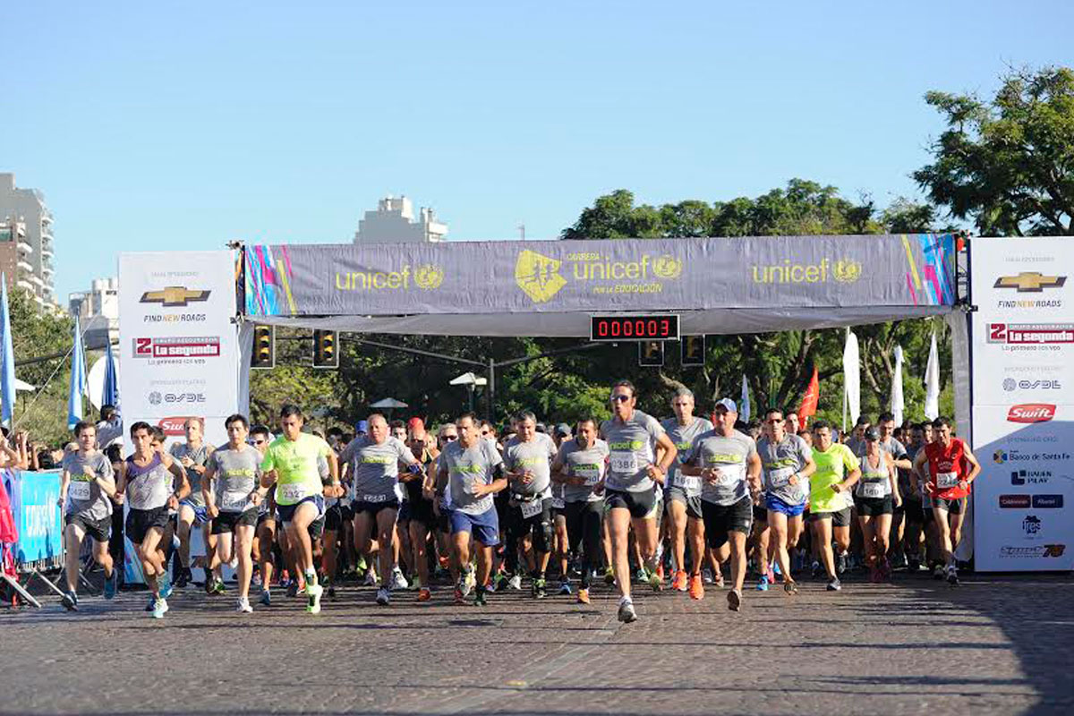 En la carrera Unicef, 4.500 personas corrieron por los chicos