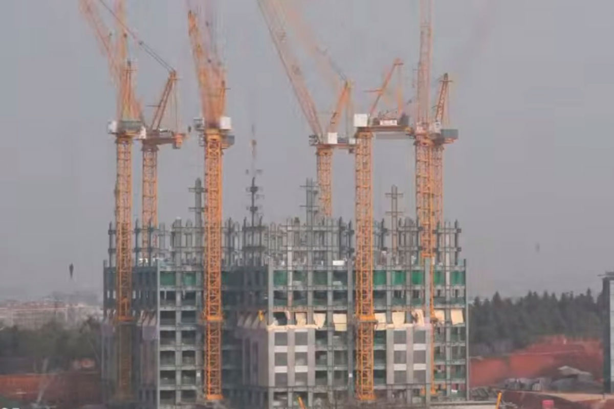 Constructora china edificó una torre de 57 pisos en 19 días