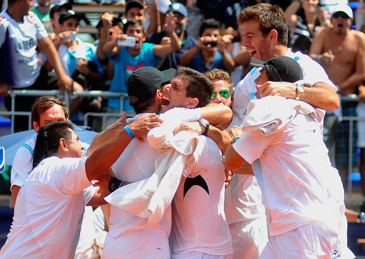 Copa Davis: Argentina superó a Brasil y enfrentará a Serbia