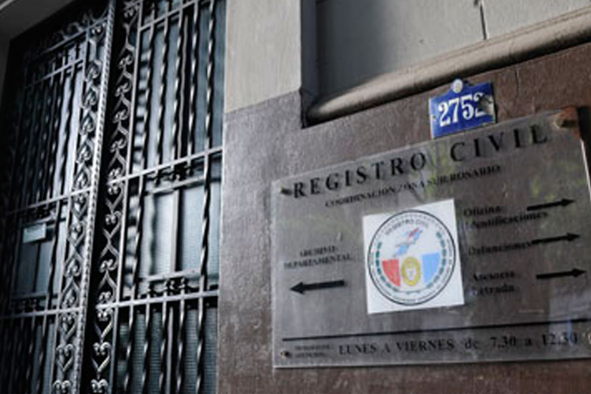 Registro Civil, de paro toda la semana en la provincia