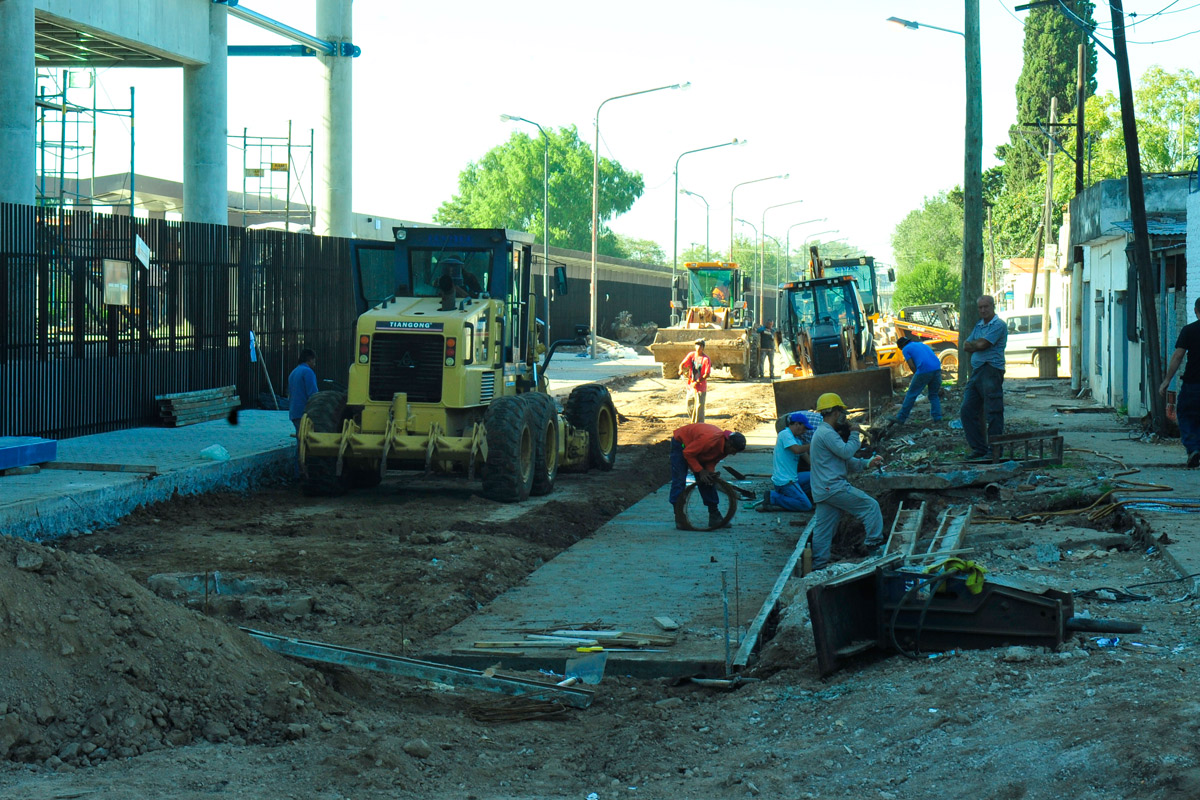 Estación Rosario Sur: la obra está avanzada un 65%