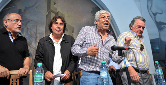 Hugo Moyano: «El paro fue contundente»