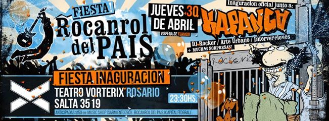 Vorterix llega a la ciudad con un show de Kapanga