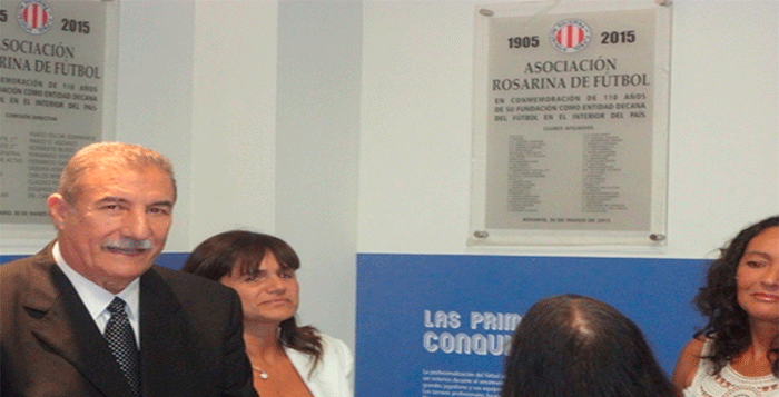La Asociación Rosarina de Fútbol celebró sus 110 años
