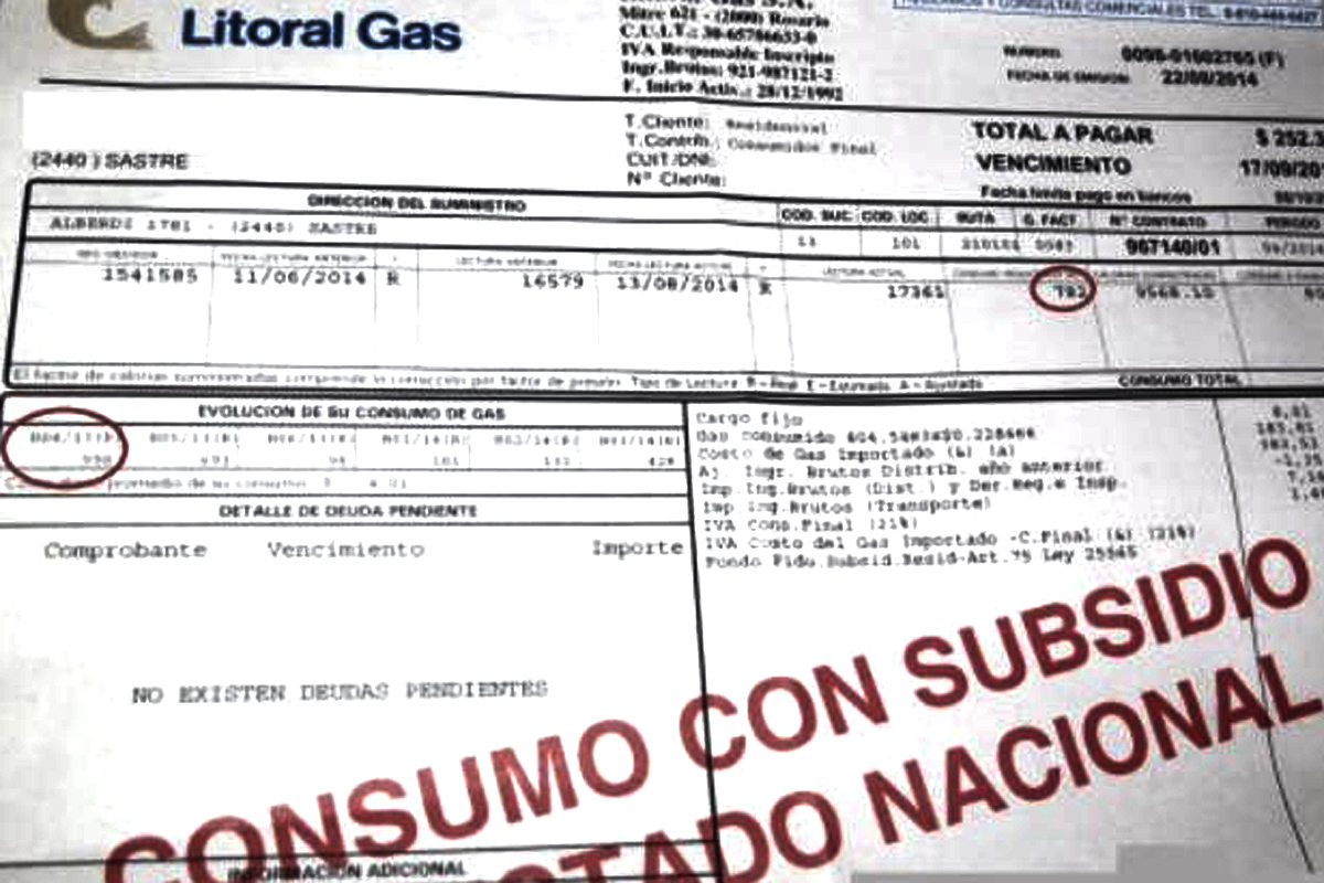 En mayo vence el subsidio del gas y podrá renovarse