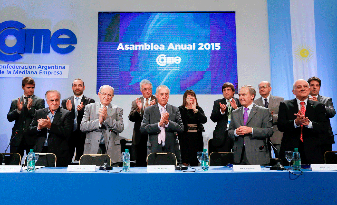 Elías Soso reelecto como  vicepresidente de CAME