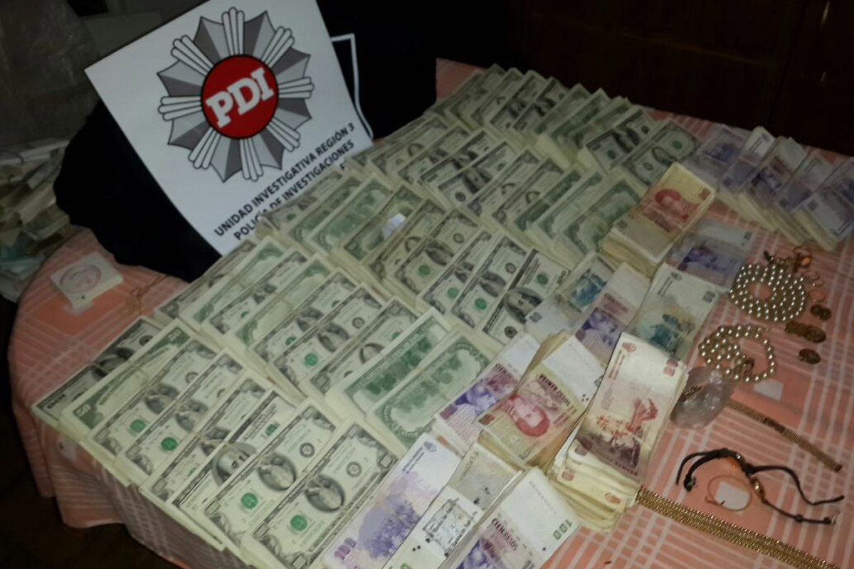 Denunció robo de garrafa que usaba como caja fuerte