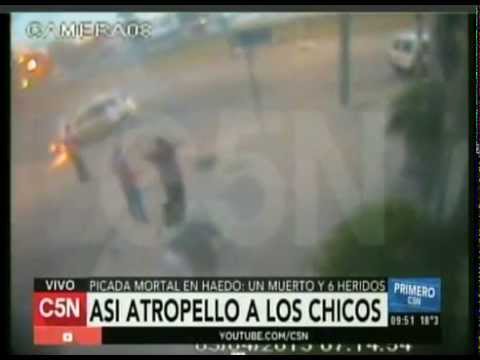 Así fue la picada mortal en Haedo