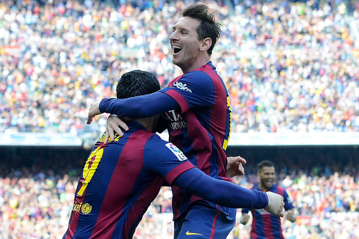 Messi llegó a los 400 goles con la camiseta de Barcelona