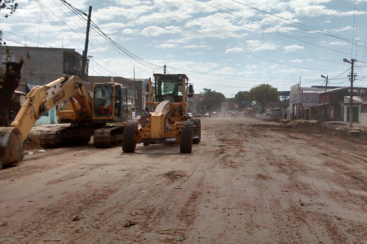 Avanza la remodelación de la avenida San Martín