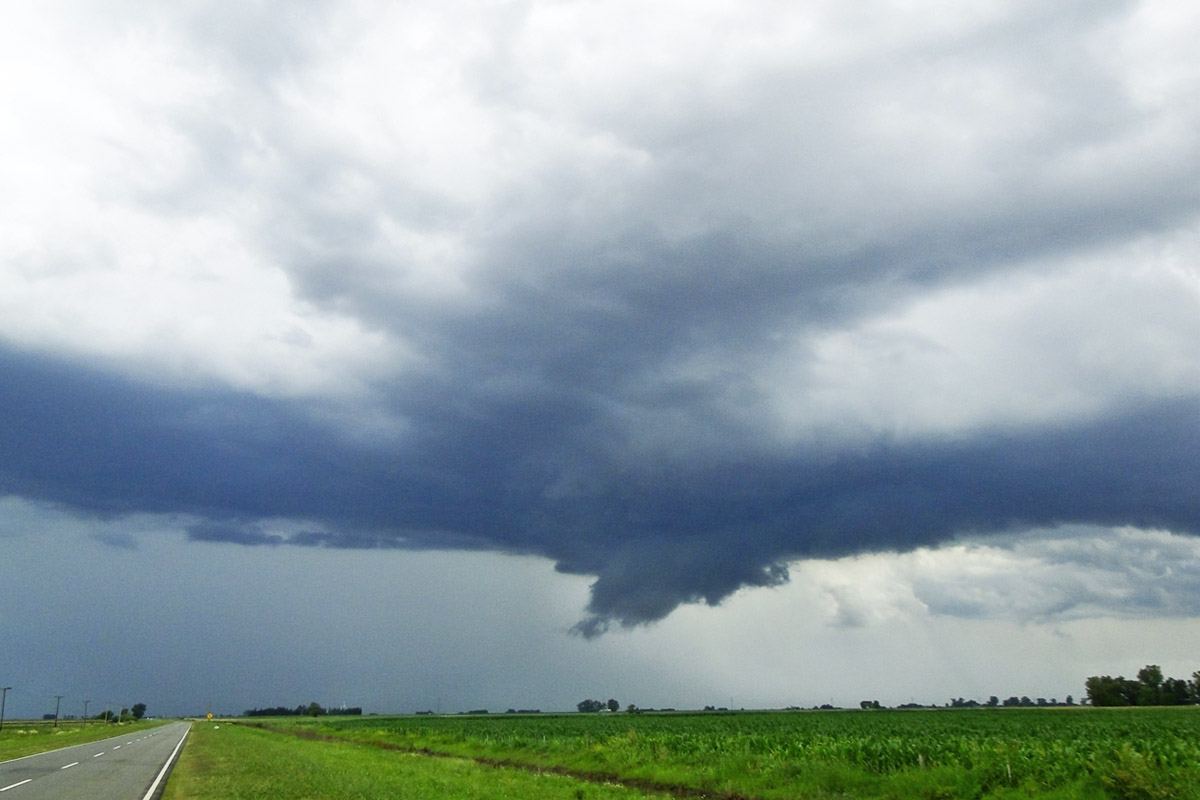 Rige una alerta meteorológico para el sur de Santa Fe