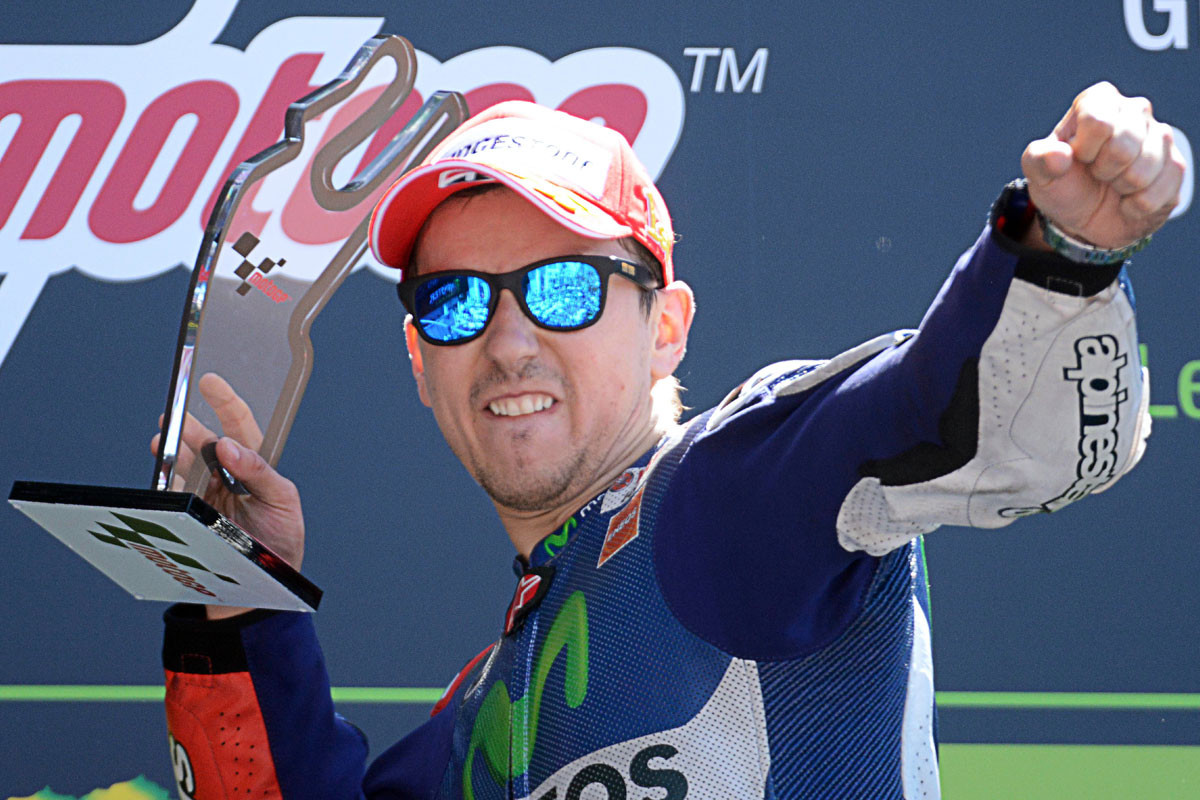Jorge Lorenzo se impuso en Moto GP en Le Mans