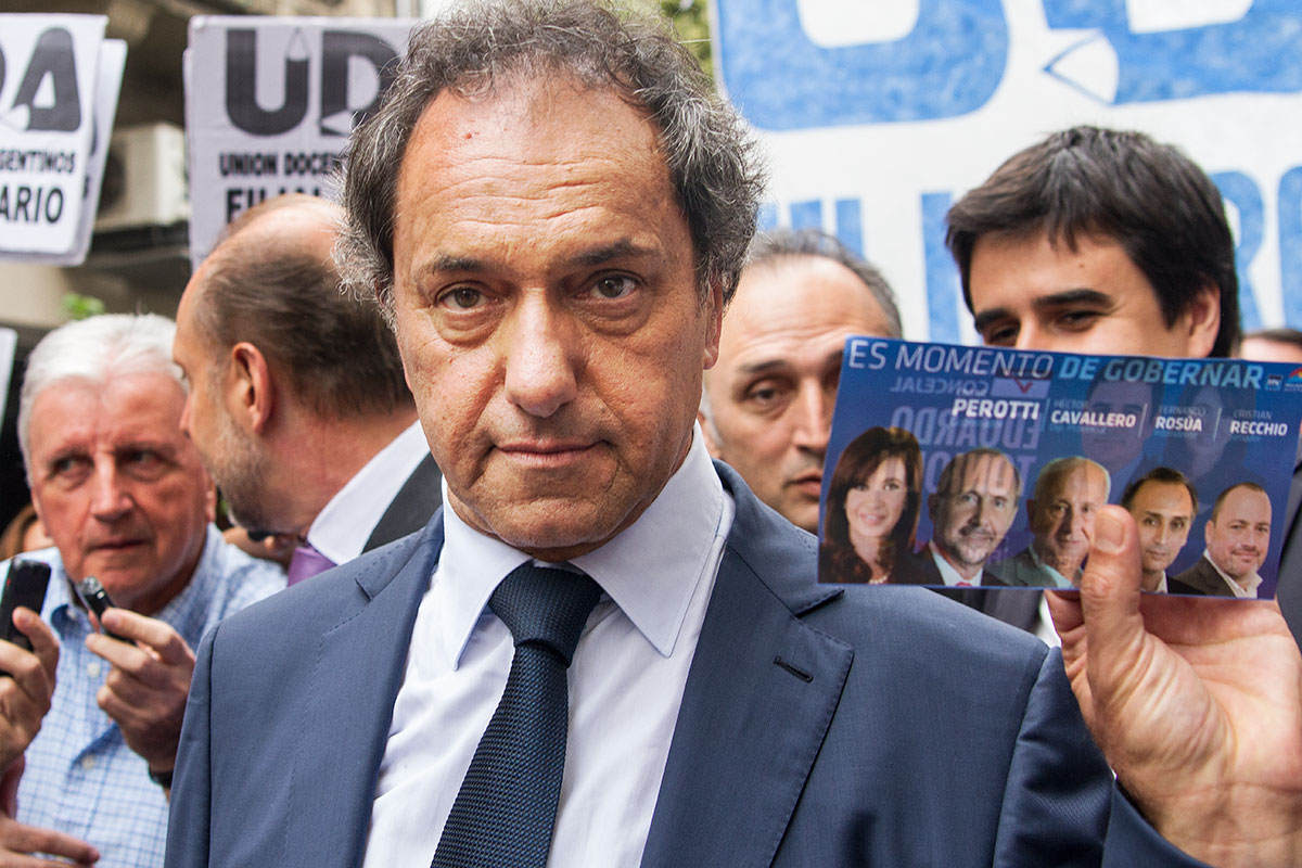 «Mi cara a cara es con Macri»