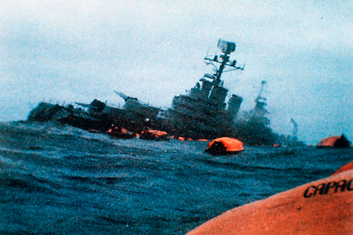 Hace 33 años un torpedo hundía al “ARA Belgrano”