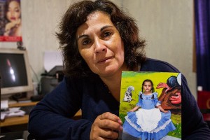 Verónica, mamá de Chiara Páez. Foto: F. Vizzi