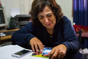 Verónica,  mamá de Chiara Páez. Foto: F. Vizzi