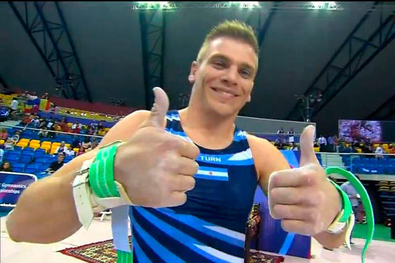 Oro para un gimnasta rosarino en Bulgaria
