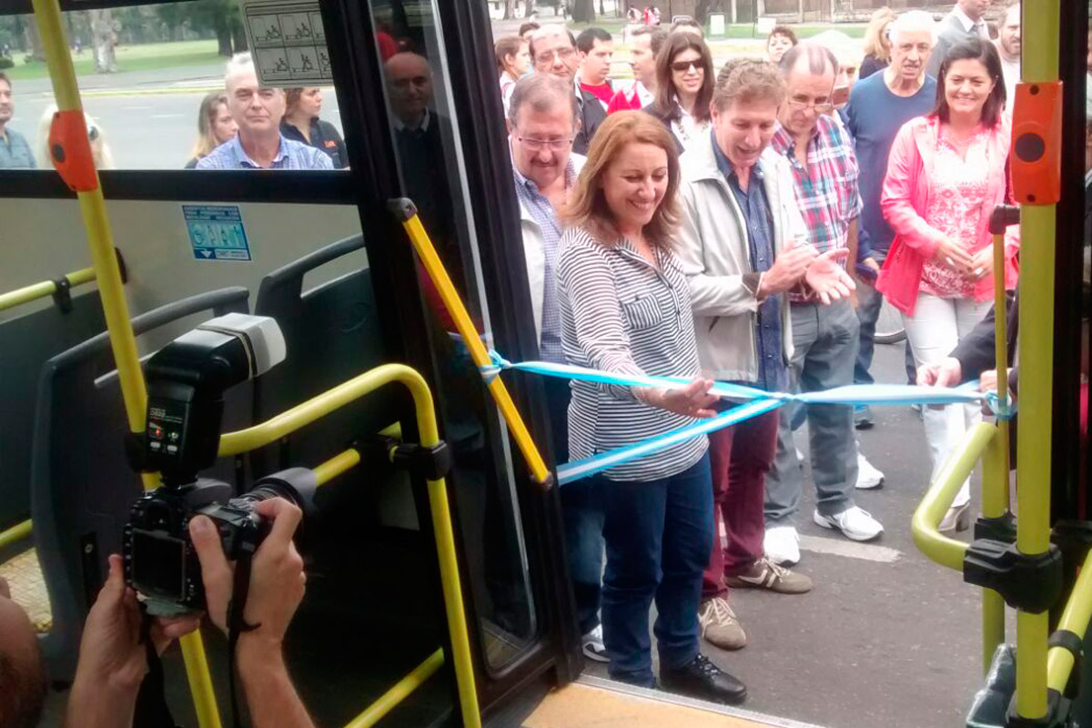 El transporte urbano suma nueve flamantes colectivos