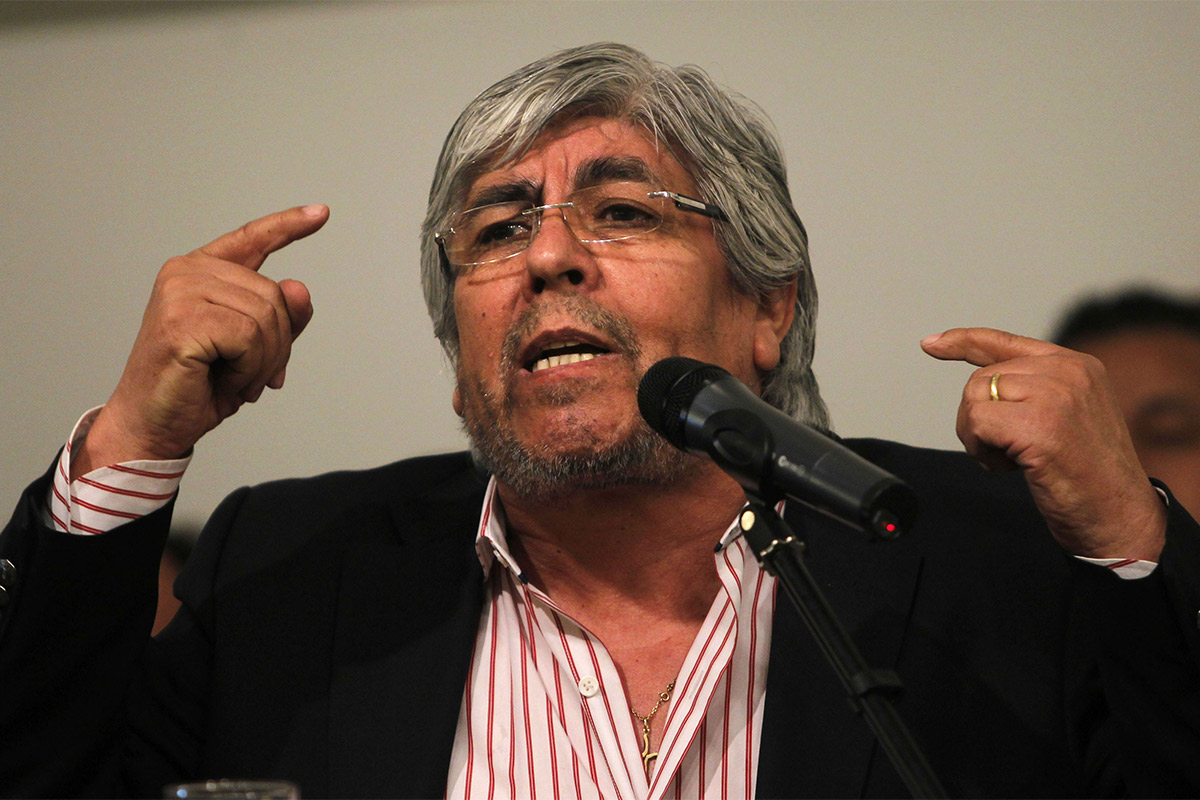Moyano se sumó al paro convocado por la CATT