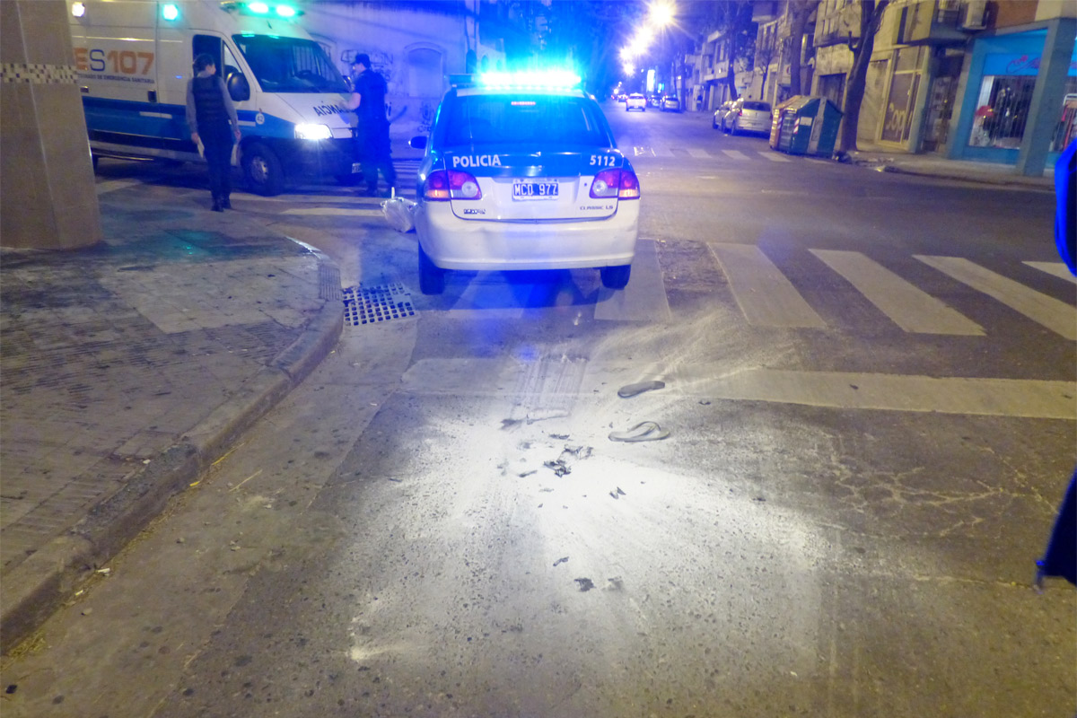 Un hombre se prendió fuego a lo bonzo en pleno centro