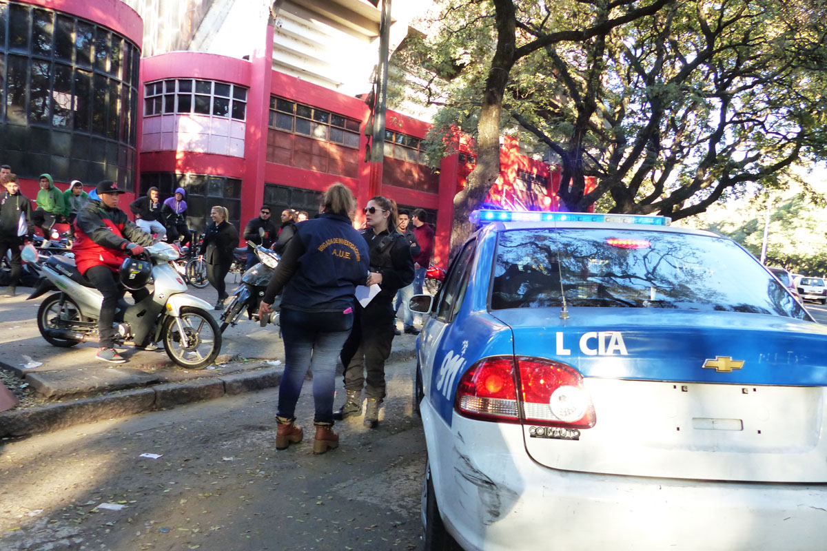 Operativo por el partido de Newell’s y San M. de San Juan