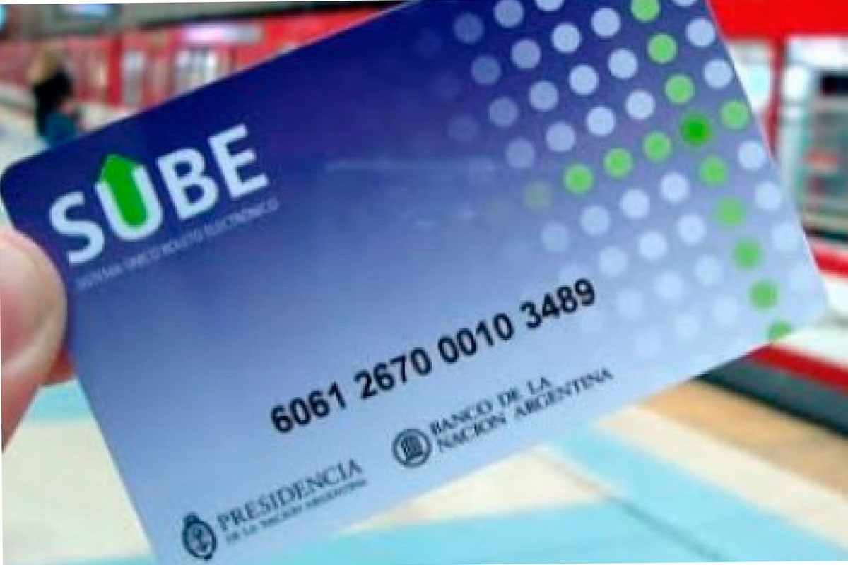 Se viene la tarjeta SUBE para ser usada en todo el país