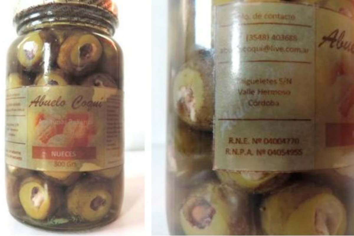 La Assal prohibió aceitunas rellenas “Abuelo Coqui”