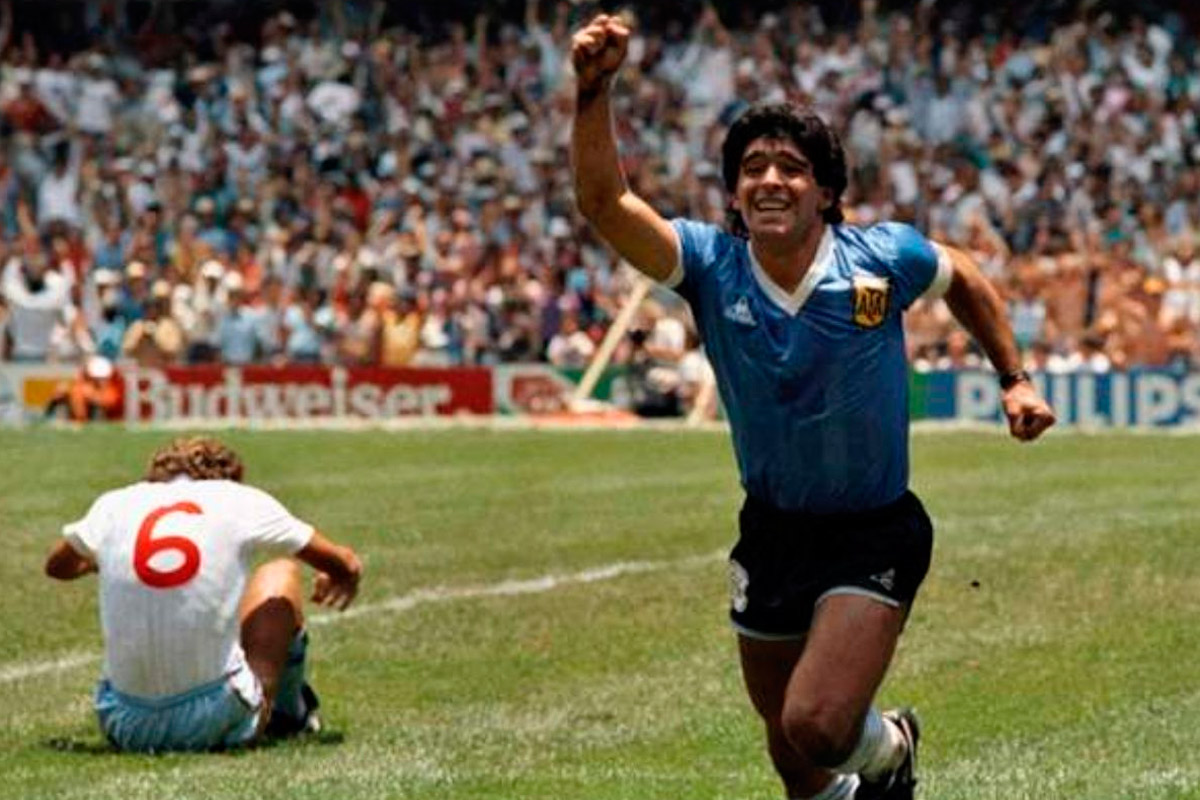 Cuando un tanto de Diego fue elegido “El gol del siglo XX”