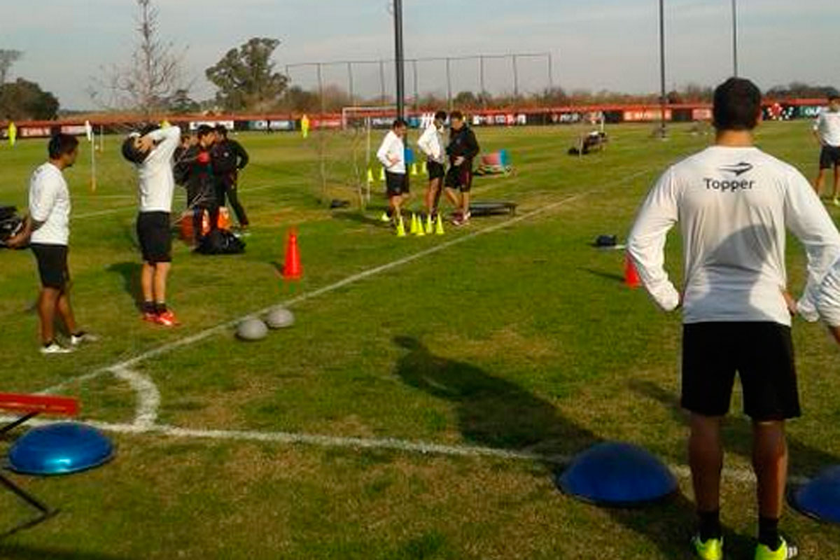 Mugni practicó con el plantel de Newell’s en Bella Vista