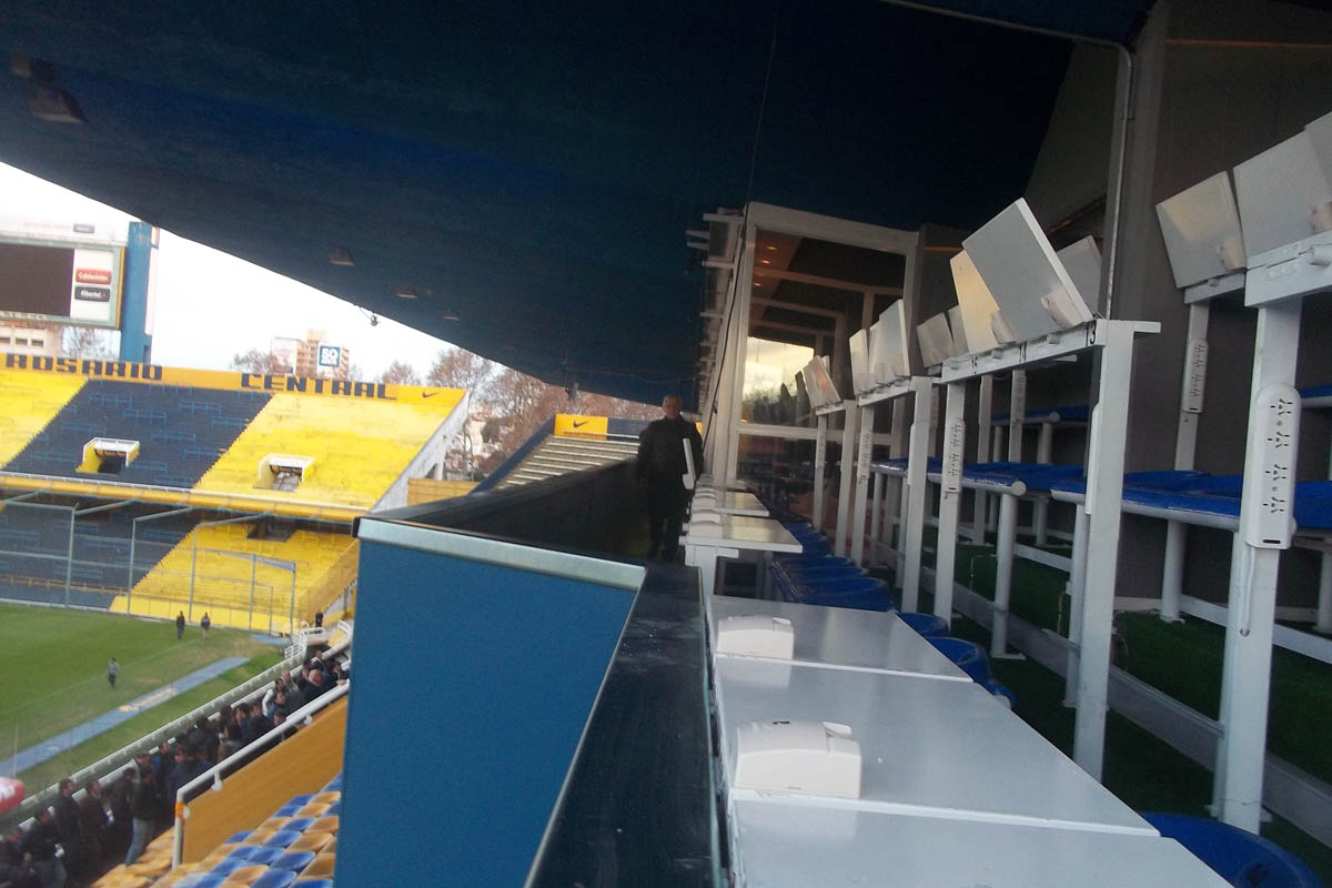 Central inauguró el nuevo sector de prensa en el estadio