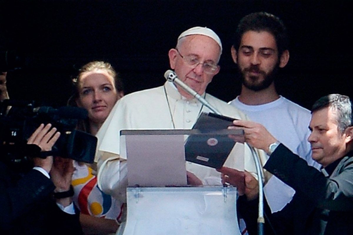 El Papa se inscribió para las jornadas de Cracovia 2016