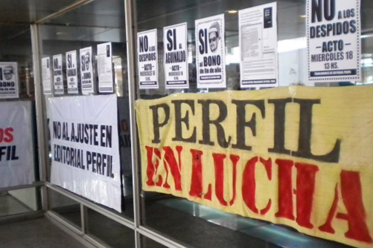 Delegados de Perfil hicieron paro y fueron procesados