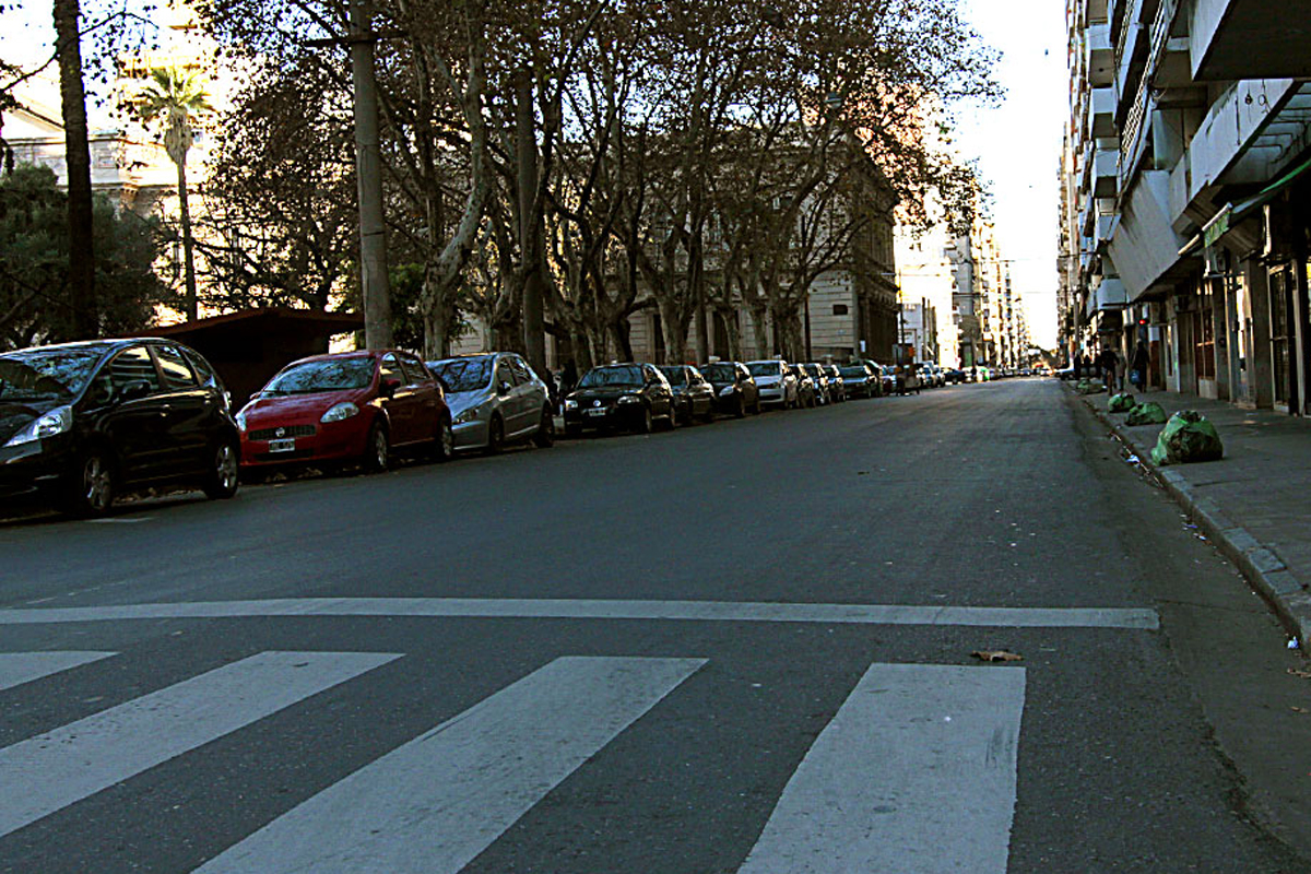 Las calles de Rosario quedaron desiertas por la final
