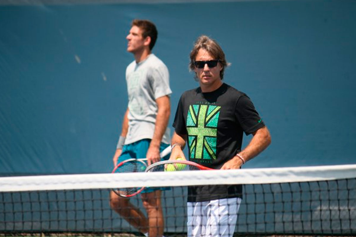 Franco Davín dejó de ser el entrenador de Del Potro